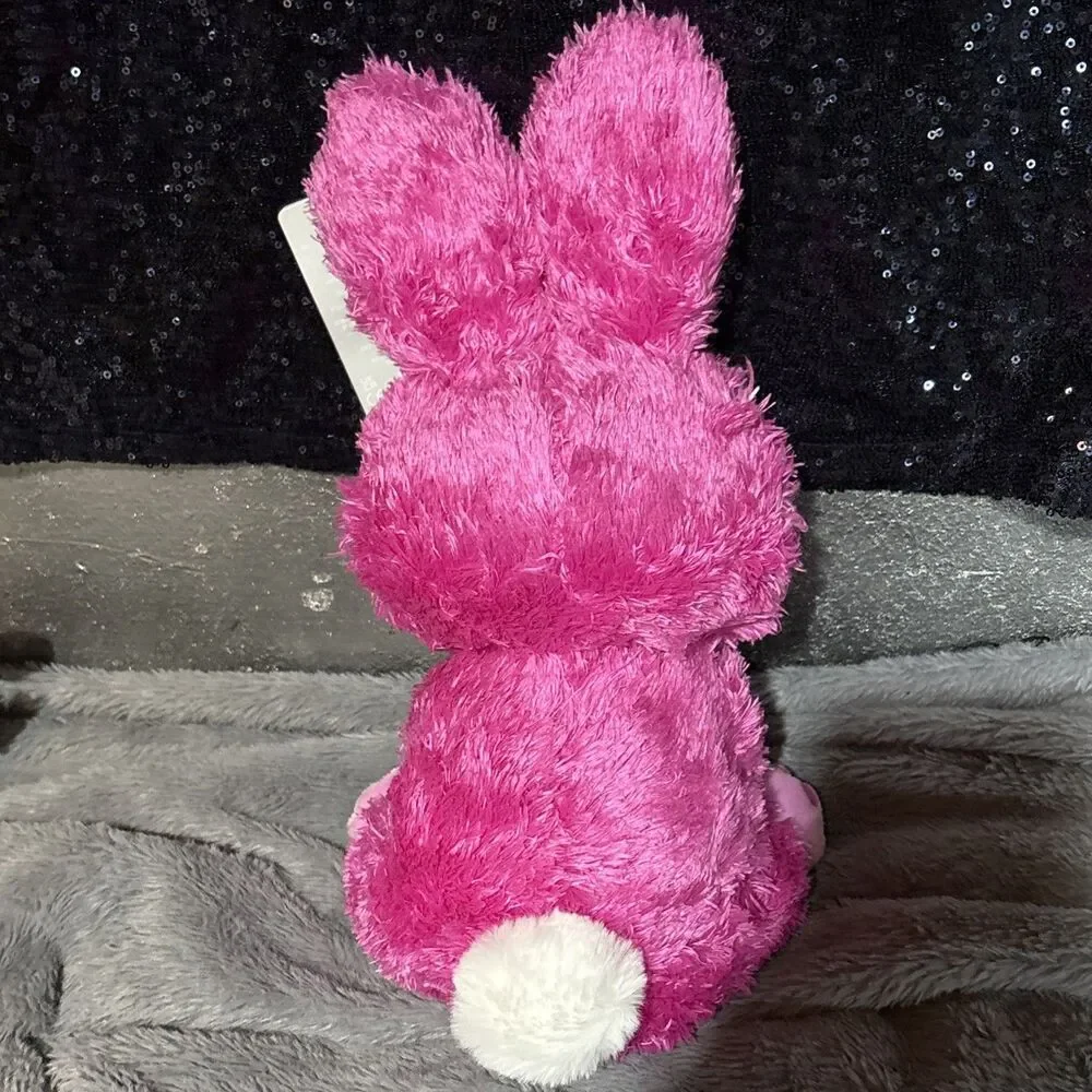 2024 Disney Lilo & Stitch ANGEL Pink 2024 Easter Bunny Plush 13'' Hold Carrot